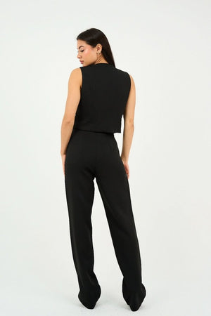 Black Classic Vest Only - Hushy Wear